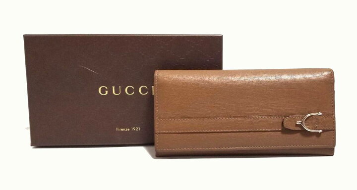 楽天市場】グッチ 長財布 ベルトデザイン 型押し レザー 295616 