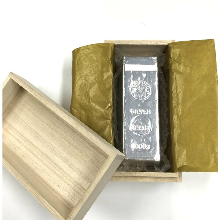 楽天市場】【未使用】【新品】石福金属興業 純銀 インゴット ingot 