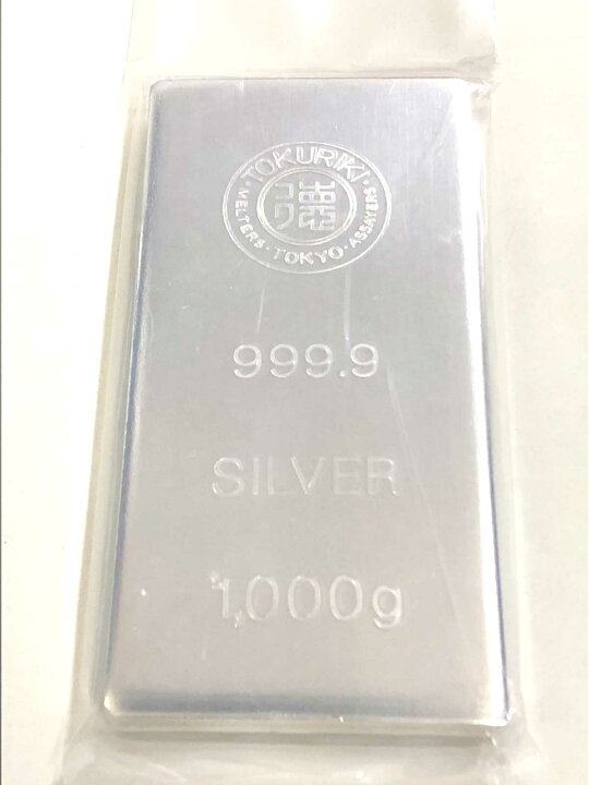楽天市場】【未使用】徳力本店 tokuriki 純銀 徳力 インゴット 1000g 