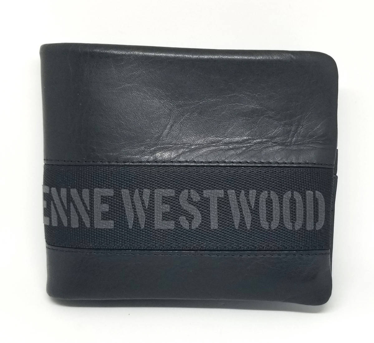 未使用 【送料無料】 ヴィヴィアンウエストウッド 財布 二つ折り メンズ レディース オーブ 71％以上節約 ロゴ ブラック レザー Westwood 本革 ヴィヴィアン Vivienne 黒 中古 VWK452