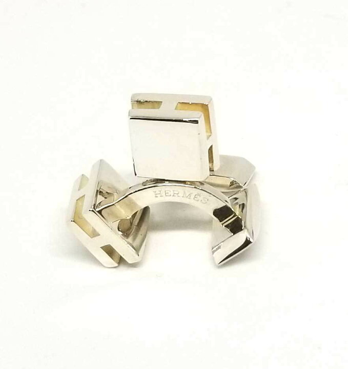 エルメス HERMES カフス カフリンクス Hロゴ メンズ（HERMES】エルメス  