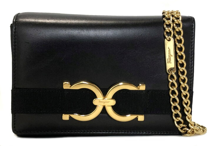 楽天市場】フェラガモ ガンチーニ チェーンショルダーバッグ AQ214732  