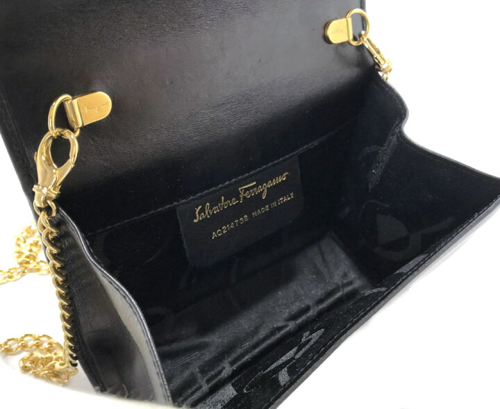 楽天市場】フェラガモ ガンチーニ チェーンショルダーバッグ AQ214732  