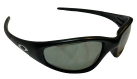 オークリー サングラス ストレートジャケット ブラック 偏光レンズ Jet Black Grey Polarized straight jacket メンズ レディース OAKLEY 【中古】