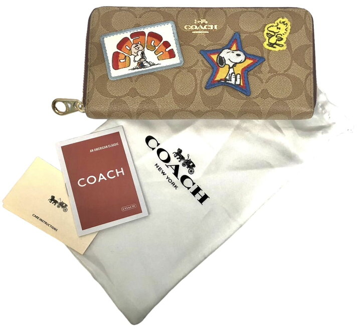 楽天市場】未使用 コーチ スヌーピー ピーナッツ COACH シグネチャー 