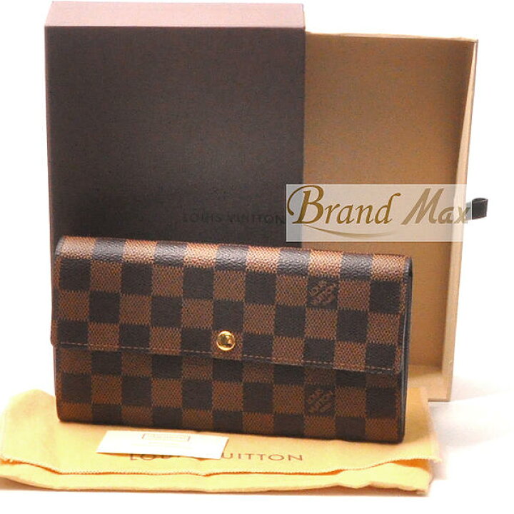 ルイヴィトン 長財布 ポルトフォイユ サラ ダミエキャンバス N61734  