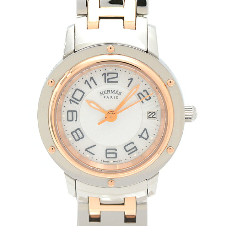 楽天市場】エルメス 腕時計 レディース クリッパー ナクレ クラシック  