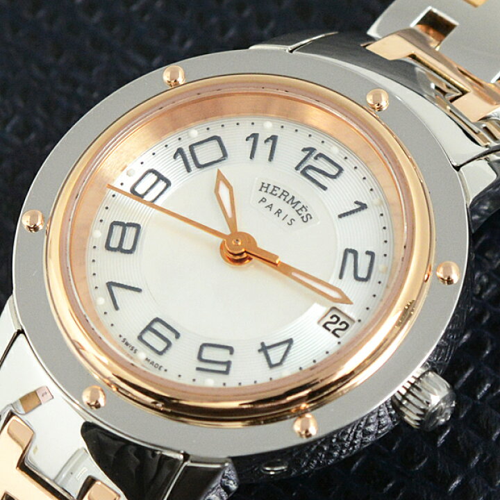 楽天市場】エルメス 腕時計 レディース クリッパー ナクレ クラシック  