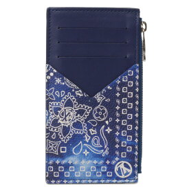 ルイヴィトン 財布 メンズ モノグラム バンダナ コインケース カードホルダー ブルー系 Louis Vuitton M81432 中古