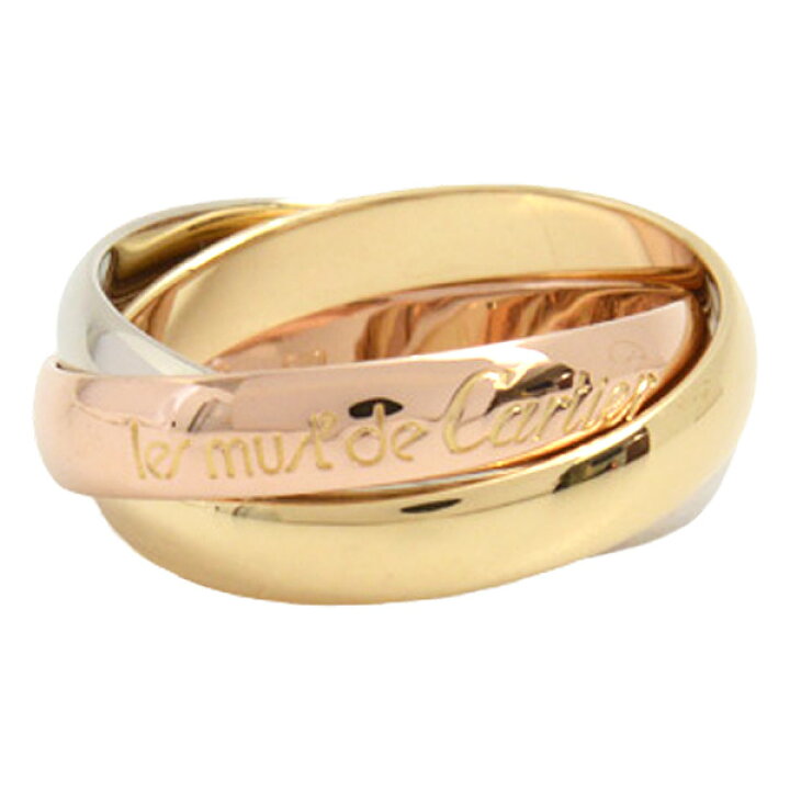 楽天市場】カルティエ 指輪 ユニセックス トリニティ リング 3連 3.0mm  