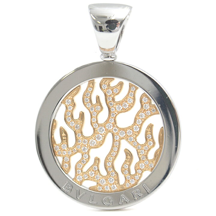 楽天市場】ブルガリ ペンダント メンズ トンド ファイヤー パヴェ  