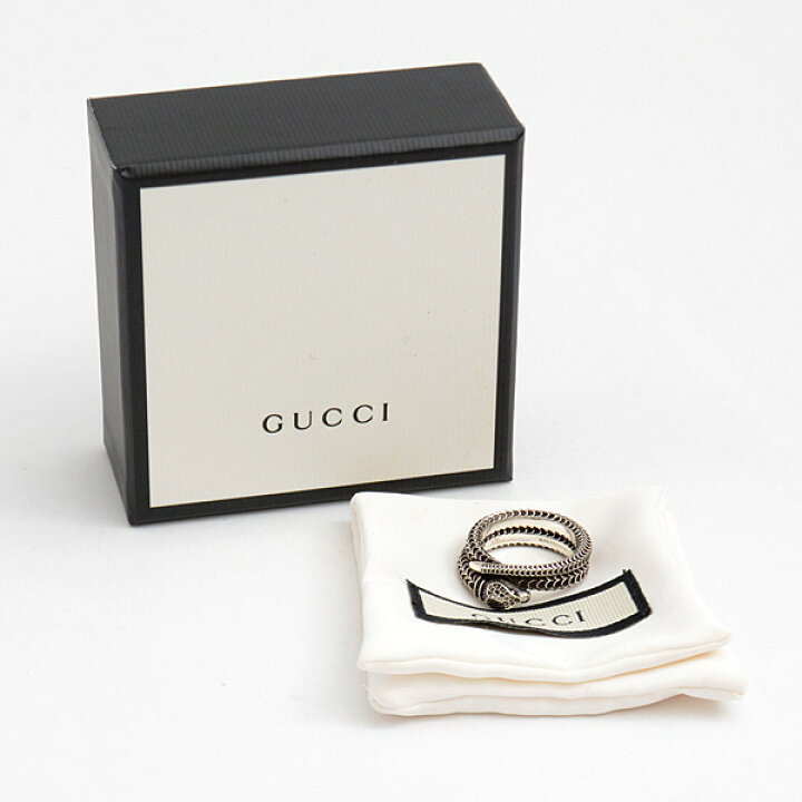 楽天市場】グッチ 指輪 メンズ ガーデンスネーク リング 22号 実寸21号  