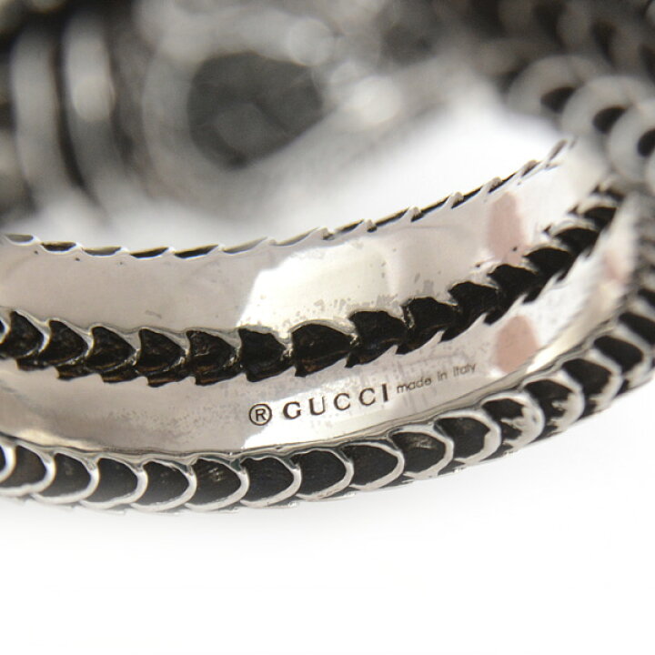 楽天市場】グッチ 指輪 メンズ ガーデンスネーク リング 22号 実寸21号  