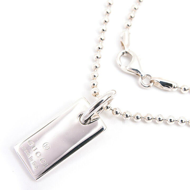 楽天市場】グッチ ブレス ユニセックス タグプレート ボールチェーン  