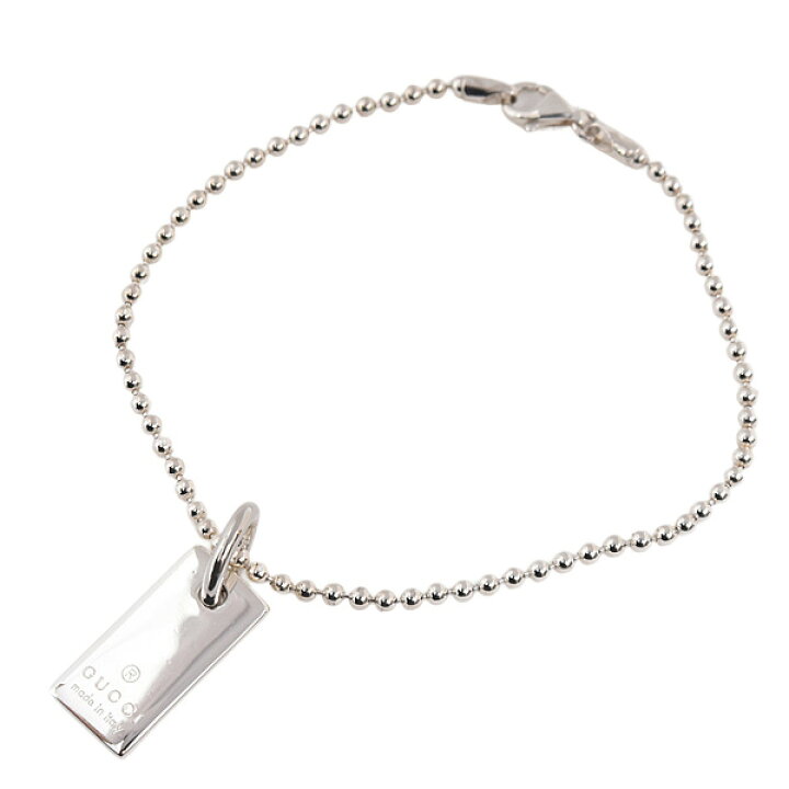 楽天市場】グッチ ブレス ユニセックス タグプレート ボールチェーン  