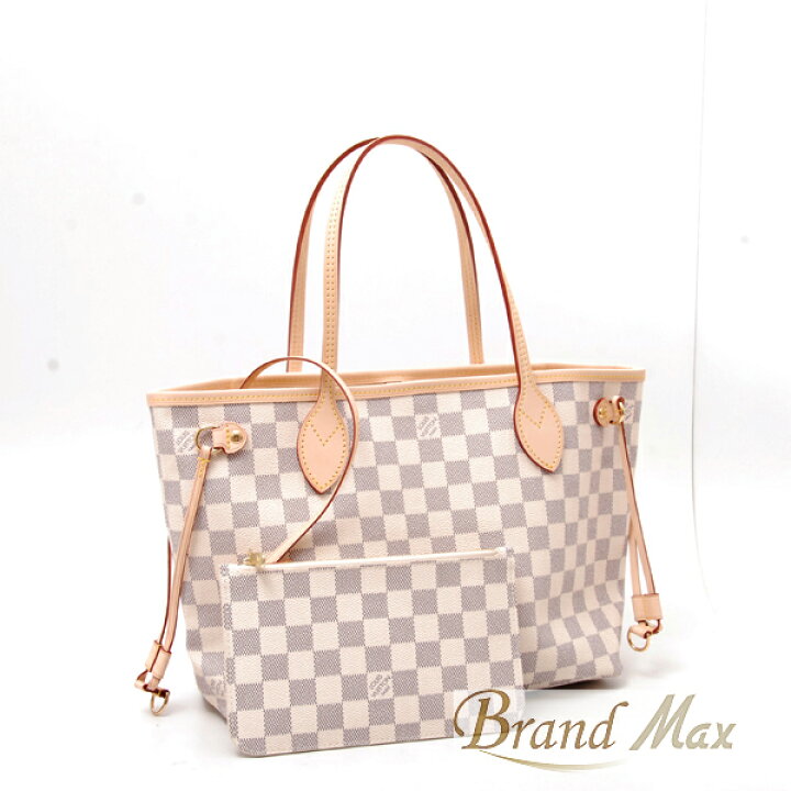 楽天市場】ルイヴィトン ダミエ・アズール ネヴァーフルPM ポーチ付き  