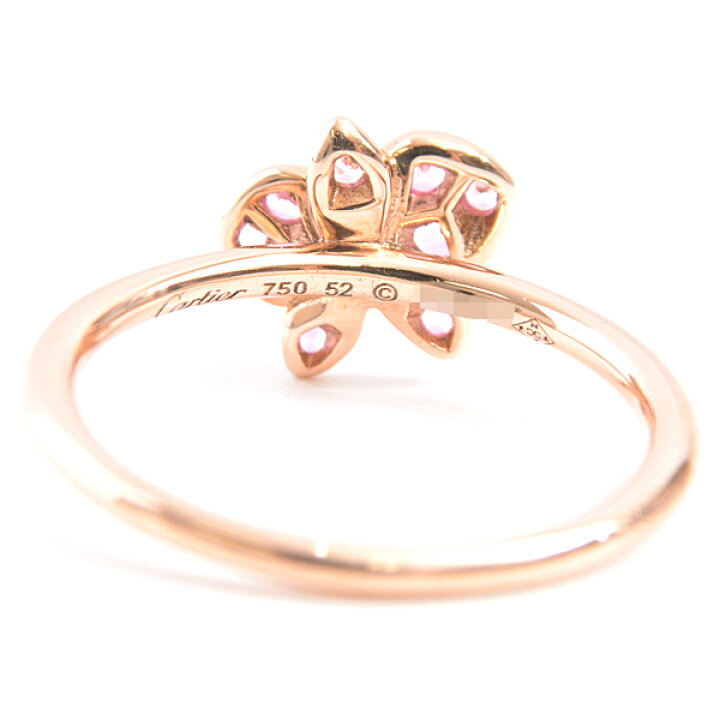 楽天市場】カルティエ Cartier カレス ドルキデ パル リング ピンク  