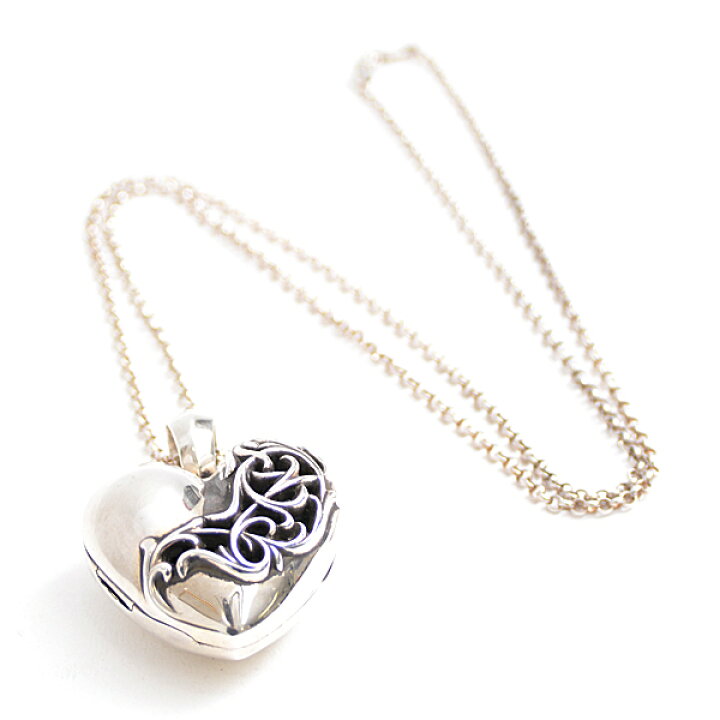 楽天市場】クロムハーツ CHROME HEARTS ハート ロケットペンダント 