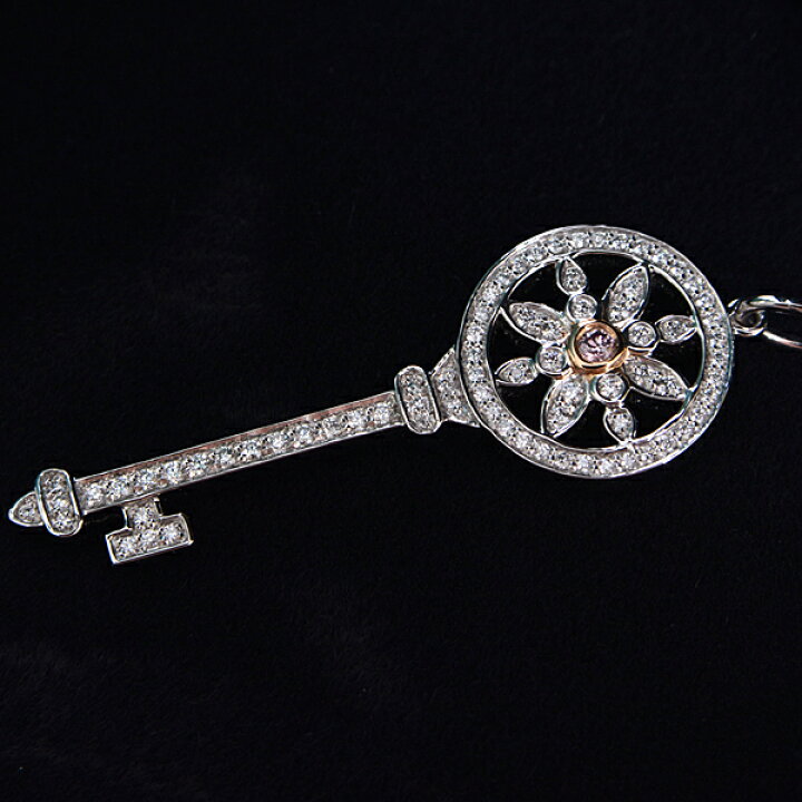楽天市場】ティファニー TIFFANY デイジーキー ダイヤモンド×ピンク 