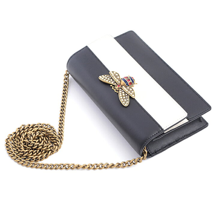 楽天市場】グッチ GUCCI クイーン マーガレット チェーン ウォレット  