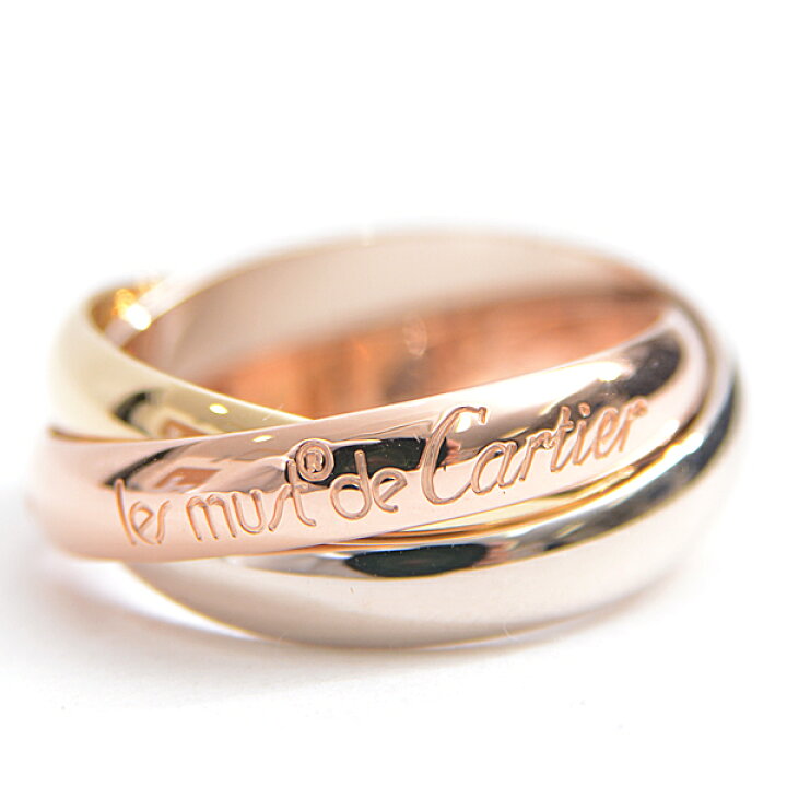 楽天市場】カルティエ Cartier トリニティリング 51号 レディース 