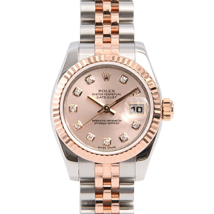 楽天市場】ロレックス ROLEX 179171G デイトジャスト 10Pダイヤ  