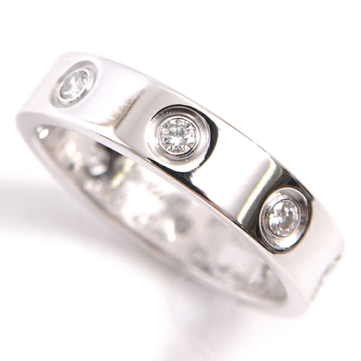 楽天市場】カルティエ Cartier ミニラブリング フルダイヤ 8P 