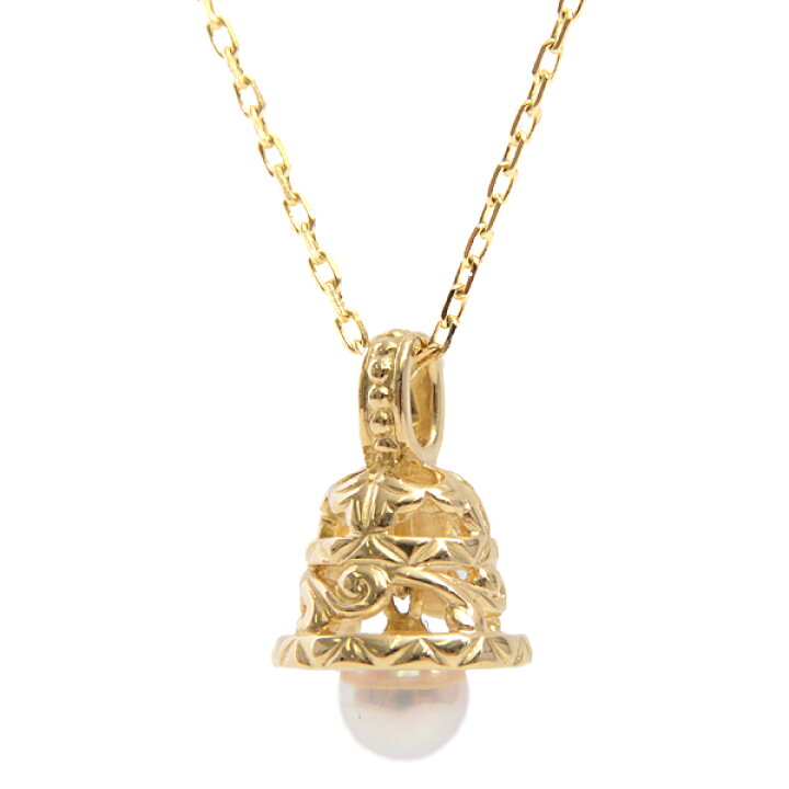 楽天市場】ミキモト MIKIMOTO ベルモチーフ 1Pパール ネックレス 5.2mm 