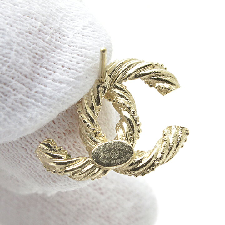 楽天市場】シャネル CHANEL ココマーク ラインストーン ピアス F14 V  