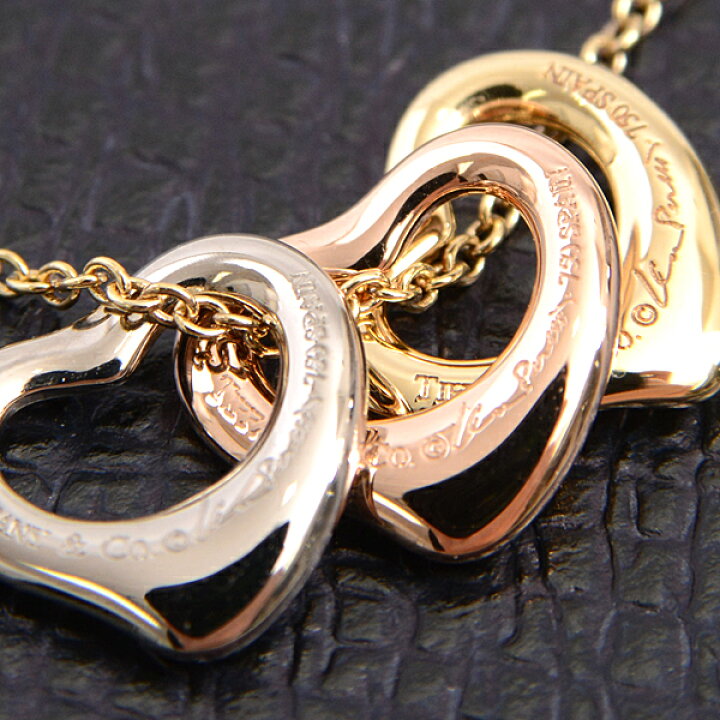 楽天市場】ティファニー TIFFANY トリプル オープンハート ネックレス  