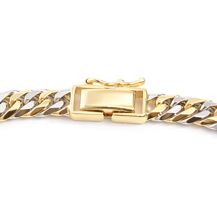 楽天市場】喜平 ブレスレット K18×PT850 6面カット ダブル 20g 20cm  