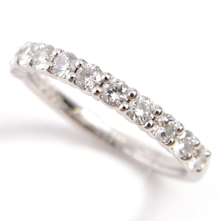 楽天市場】タサキ TASAKI ハーフエタニティ26 11Pダイヤモンド リング 