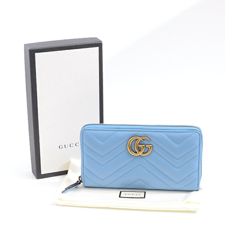 楽天市場】グッチ GUCCI GGマーモント ジップアラウンドウォレット  