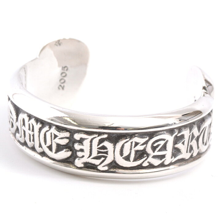 楽天市場】クロムハーツ CHROME HEARTS CH スクロール ラベル バングル 