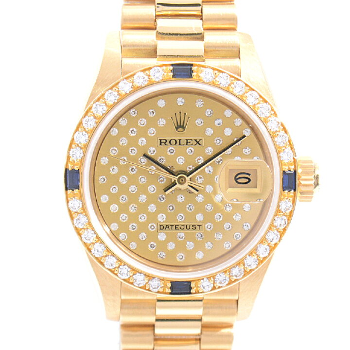 楽天市場】ロレックス 時計 レディース デイトジャスト ダイヤベゼル  