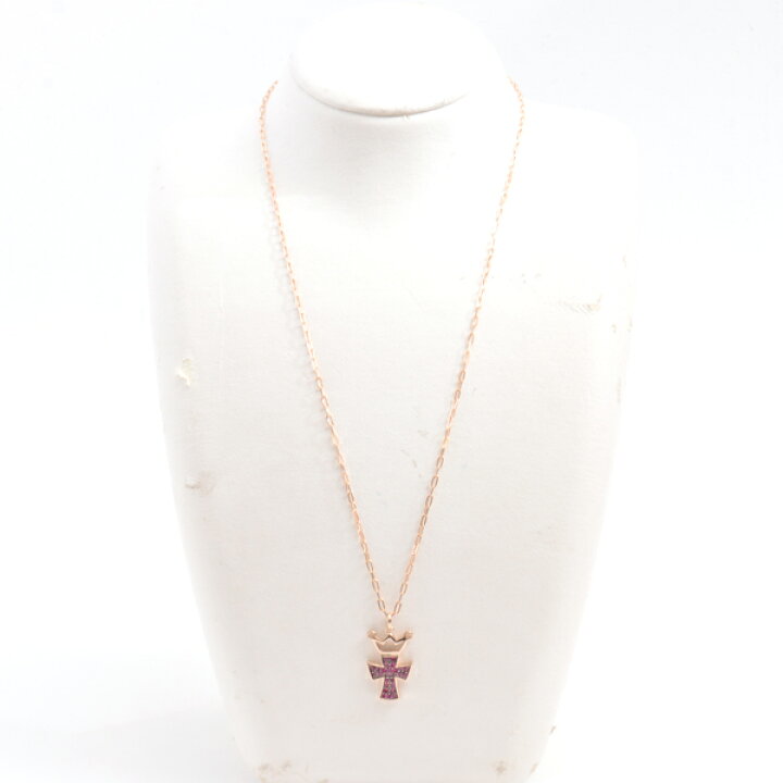 楽天市場】ガガミラノ GaGa MILANO ルビー クロス ネックレス 0.54ct 