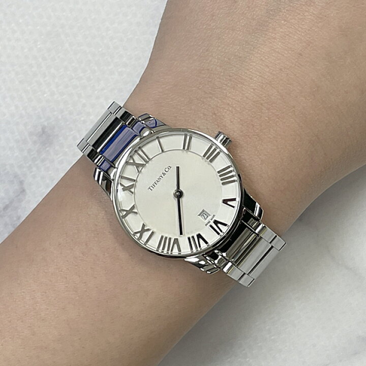 楽天市場】ティファニー アトラス 2-ハンド 29mm シルバー レディース 