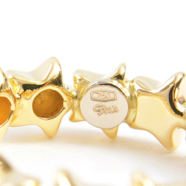 楽天市場】スタージュエリー STAR JEWELRY 750YG スターモチーフ 