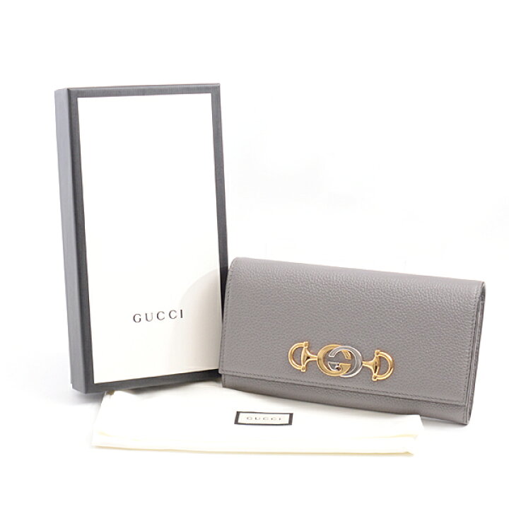 楽天市場】グッチ GUCCI 二つ折り長財布 ズゥミ コンチネンタル 