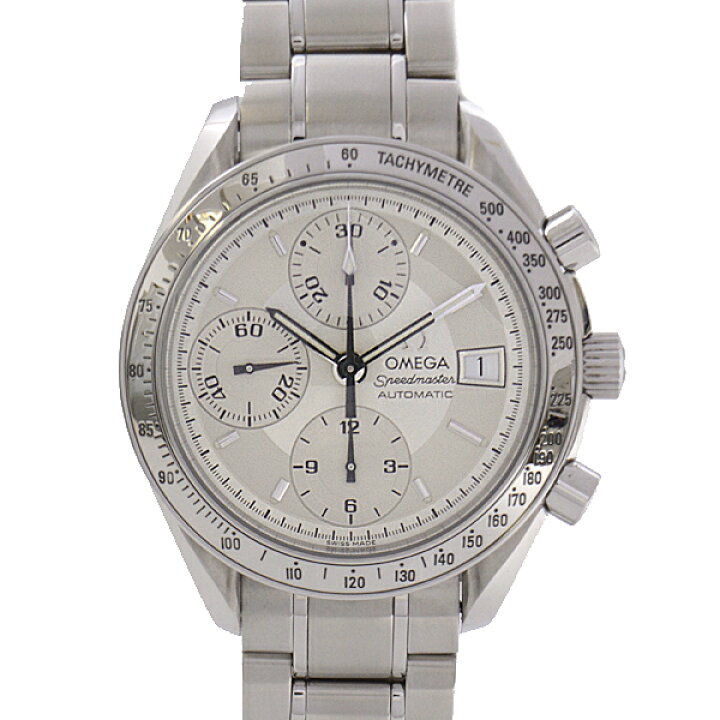 楽天市場】オメガ スピードマスター デイト クロノグラフ シルバー文字  