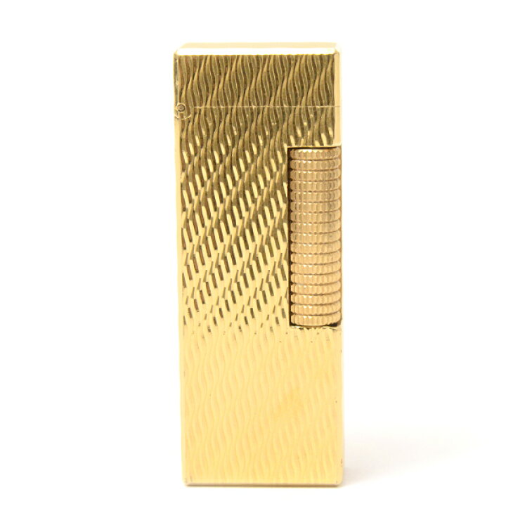 ダンヒル ライター Rollagas 9K 英国製 金無垢