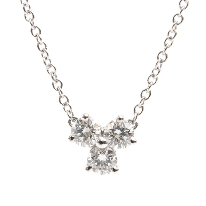 楽天市場】ティファニー ネックレス レディース アリア 3Pダイヤモンド  