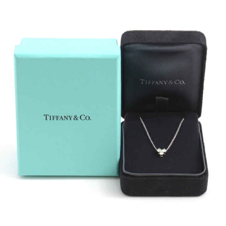 楽天市場】ティファニー ネックレス レディース アリア 3Pダイヤモンド  