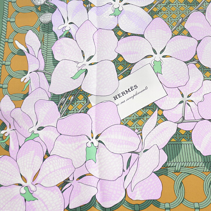 HERMES エルメス Frontaux et Cocardes カレ90 スカイブルー ライト  