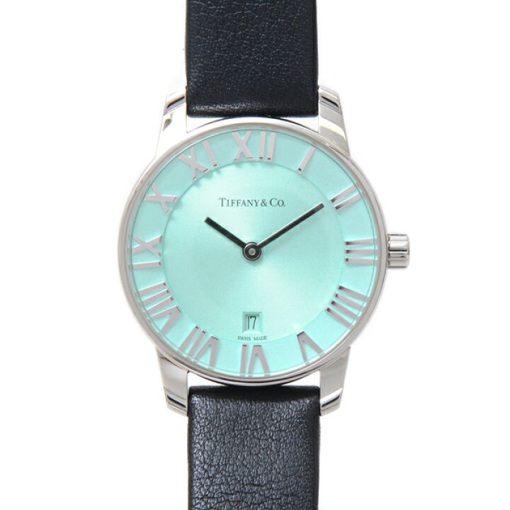 楽天市場 ティファニー 時計 レディース アトラス 2バンド 電池式 ブルー文字盤 Tiffany 中古 ｂｒａｎｄｍａｘ