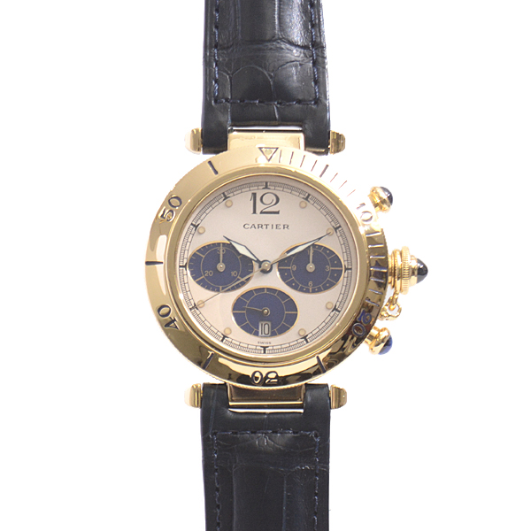 楽天市場】カルティエ 腕時計 メンズ パシャ38 クロノグラフ 電池式