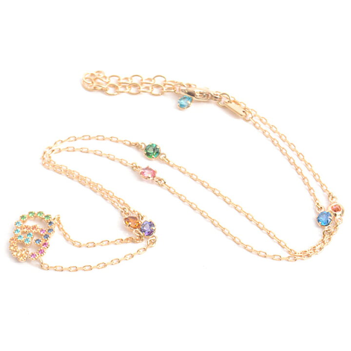 楽天市場】グッチ ネックレス レディース GGランニング マルチカラー  