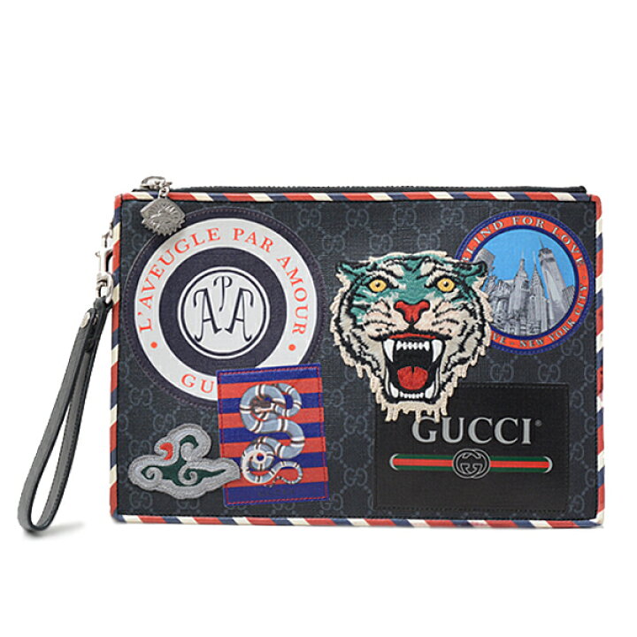 楽天市場】グッチ バッグ メンズ ナイトクーリエ クラッチバッグ  