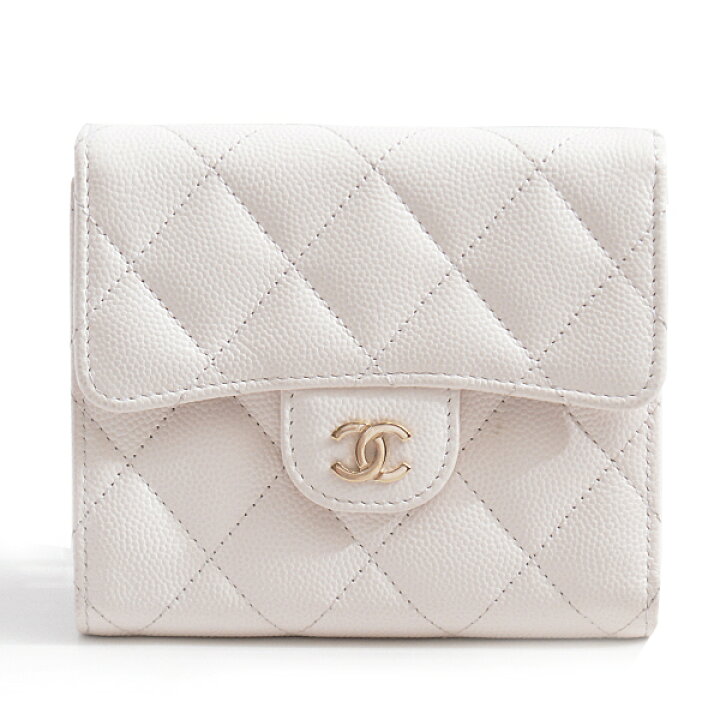 楽天市場】シャネル 財布 レディース キャビアスキン マトラッセ 三  