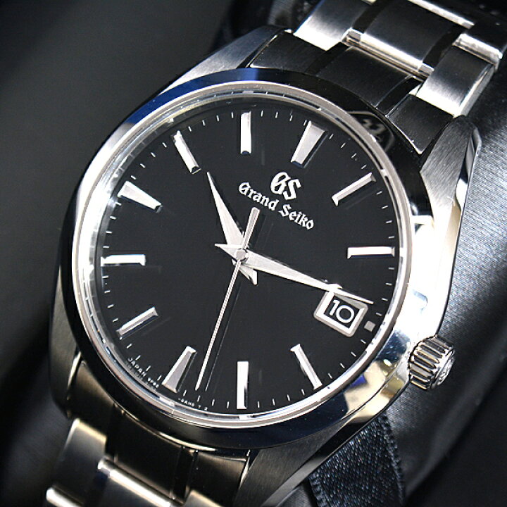 楽天市場】グランドセイコー 腕時計 メンズ 電池式 ブラック文字盤  